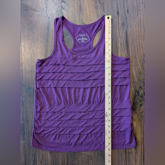 Oiselle Women’s Pleat Tank Plum Purple Size 6 - Picture 6 of 7